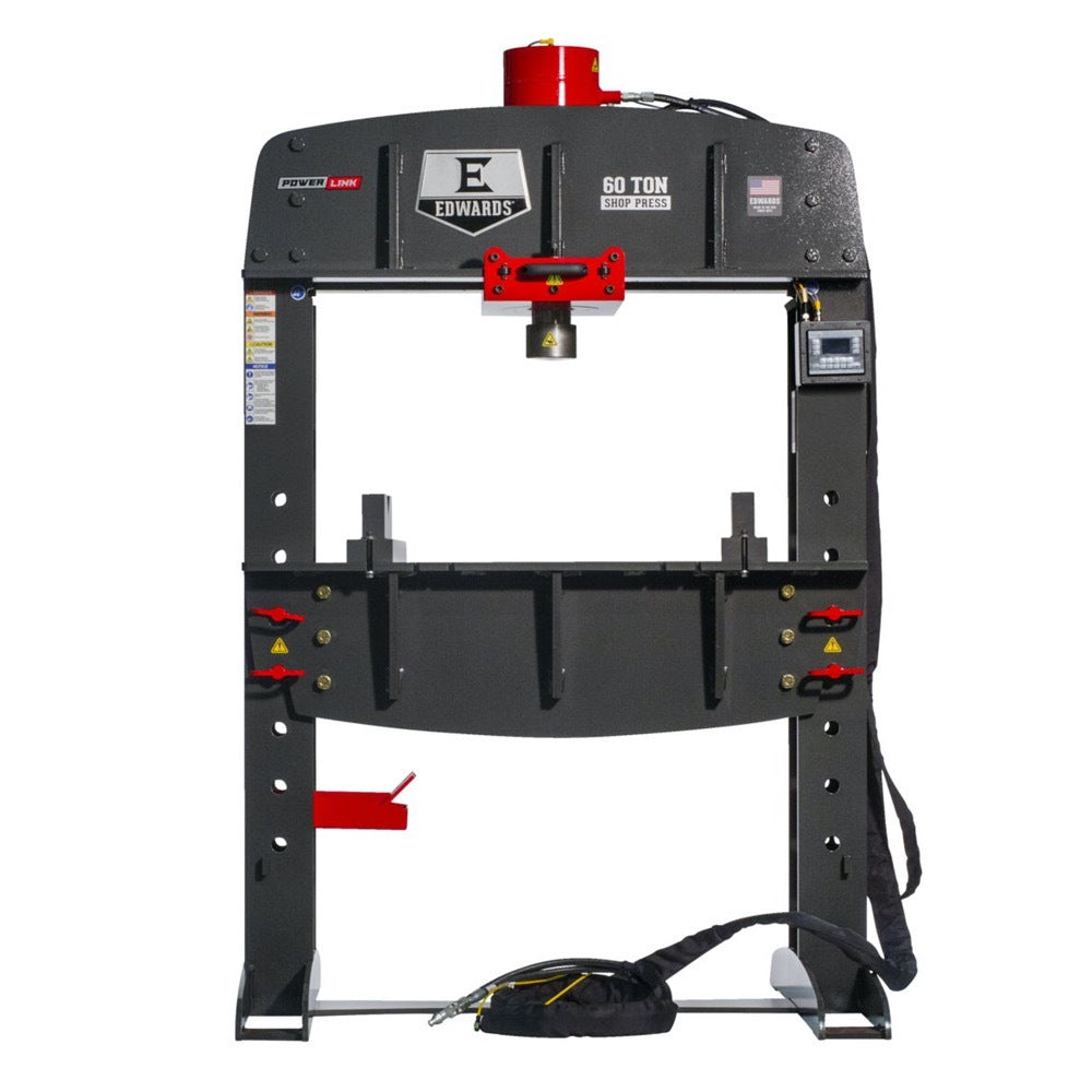 Edwards 60 Ton Shop Press with PLC and Portable Power Unit 460V, 3Ph HAT8080