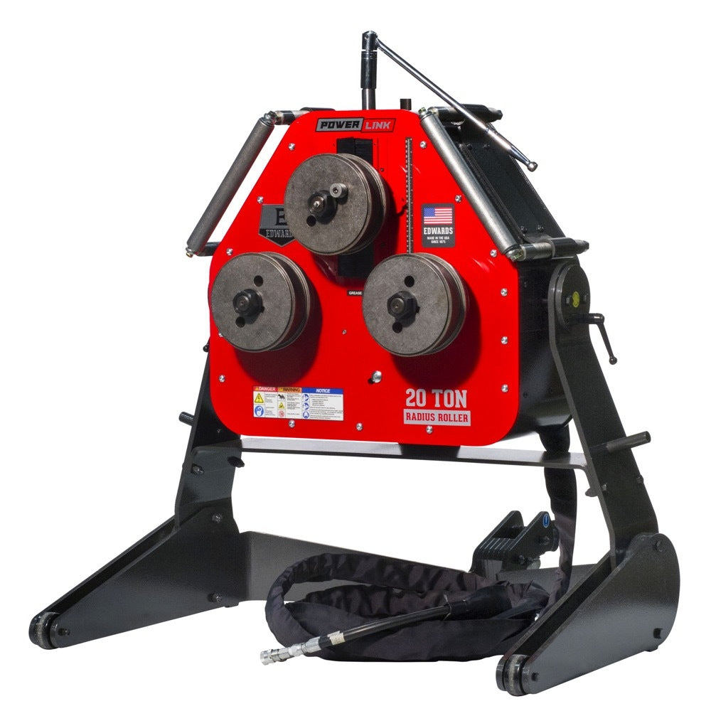 Edwards 20 Ton Radius Roller and Portable Power Unit 460V, 3Ph HAT5030