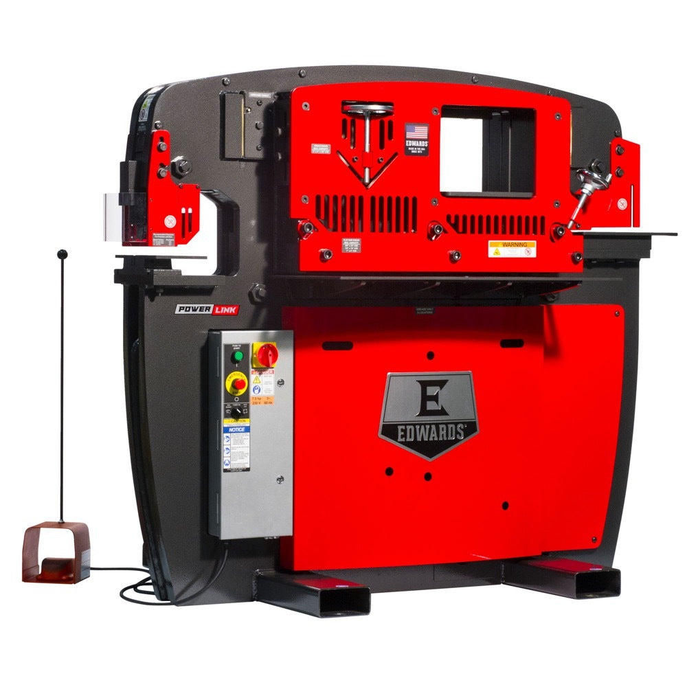 Edwards 65 Ton Ironworker 460V, 3Ph, with PowerLink IW65-3P460-AC600