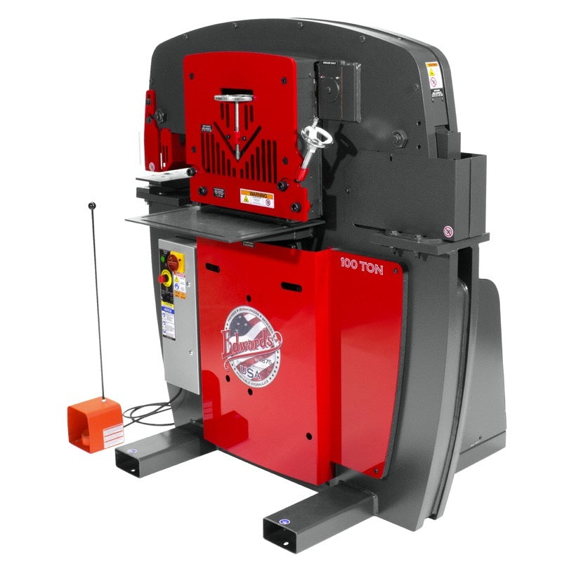 Edwards 100 Ton Ironworker 460V, 3Ph, with PowerLink IW100-3P460-AC600