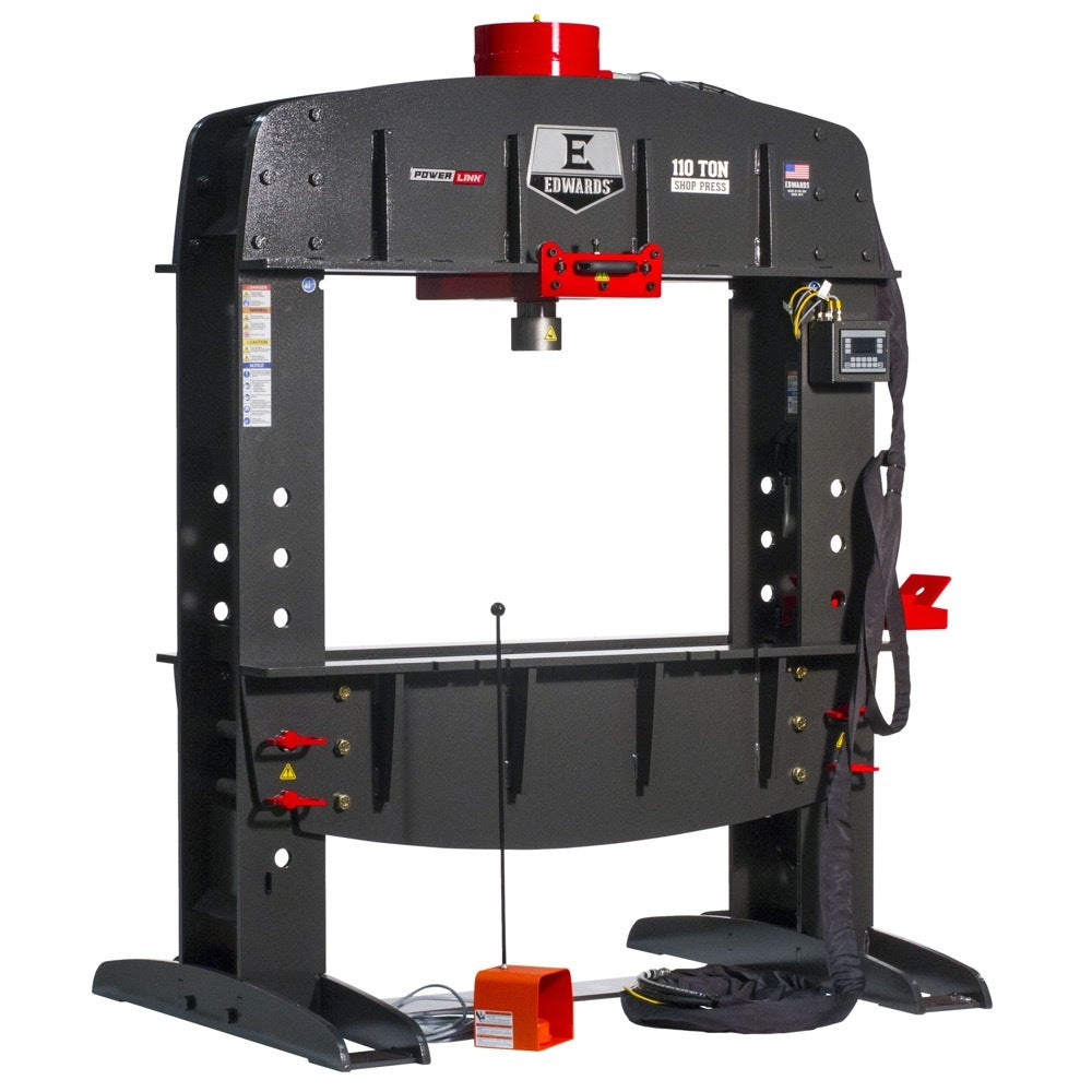 Edwards 110 Ton Shop Press with PLC HAT9050