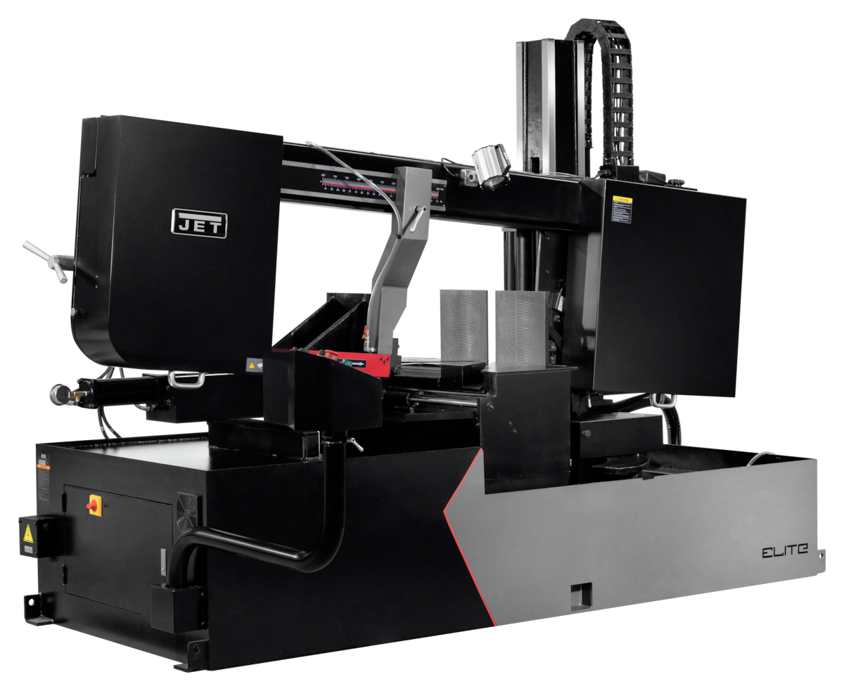 JET 18 x 31" Semi-Automatic Dual Mitering EVS Bandsaw 460V 3Ph ECB-1833DMEVS-460