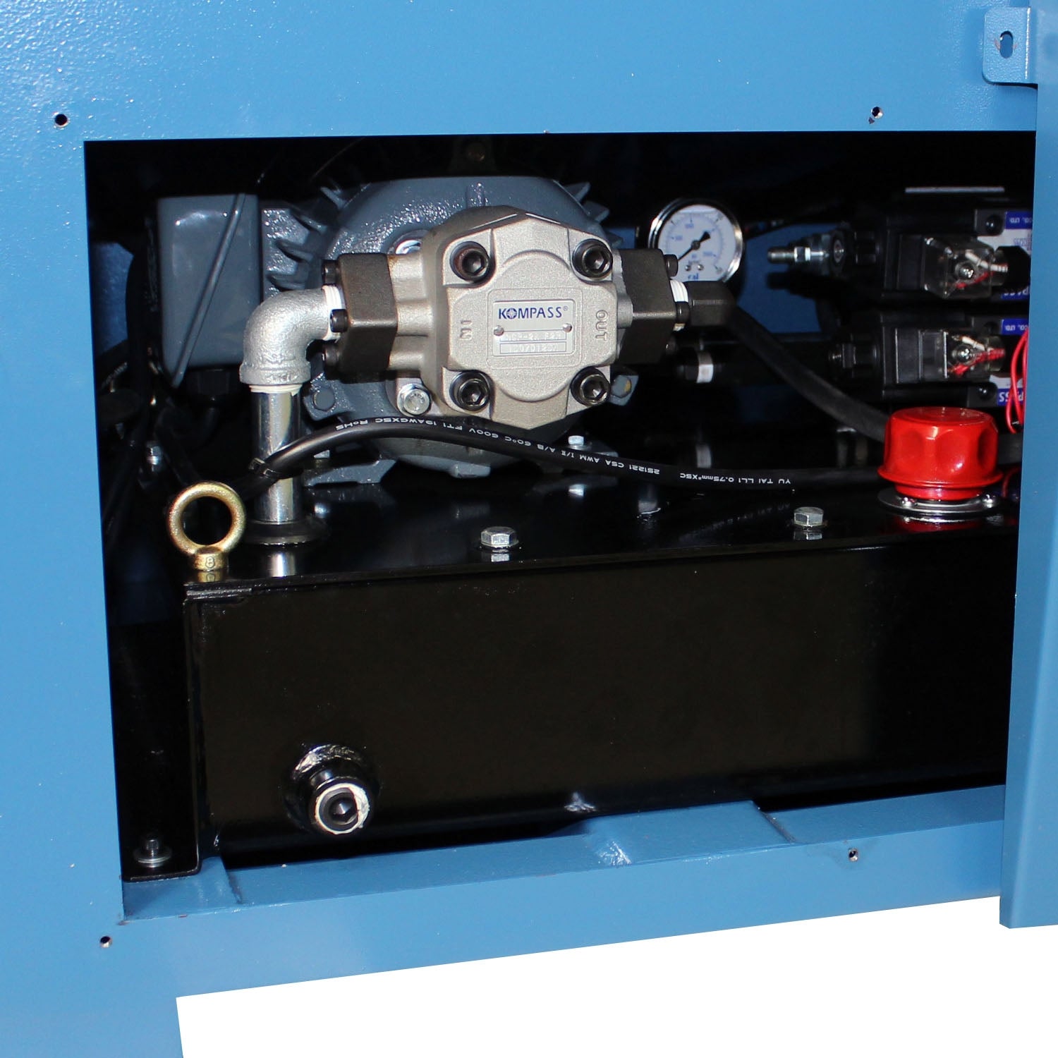 Baileigh Semi-Automatic Dual-Miter Bandsaw, 3Ph 220V BS-20SA-DM