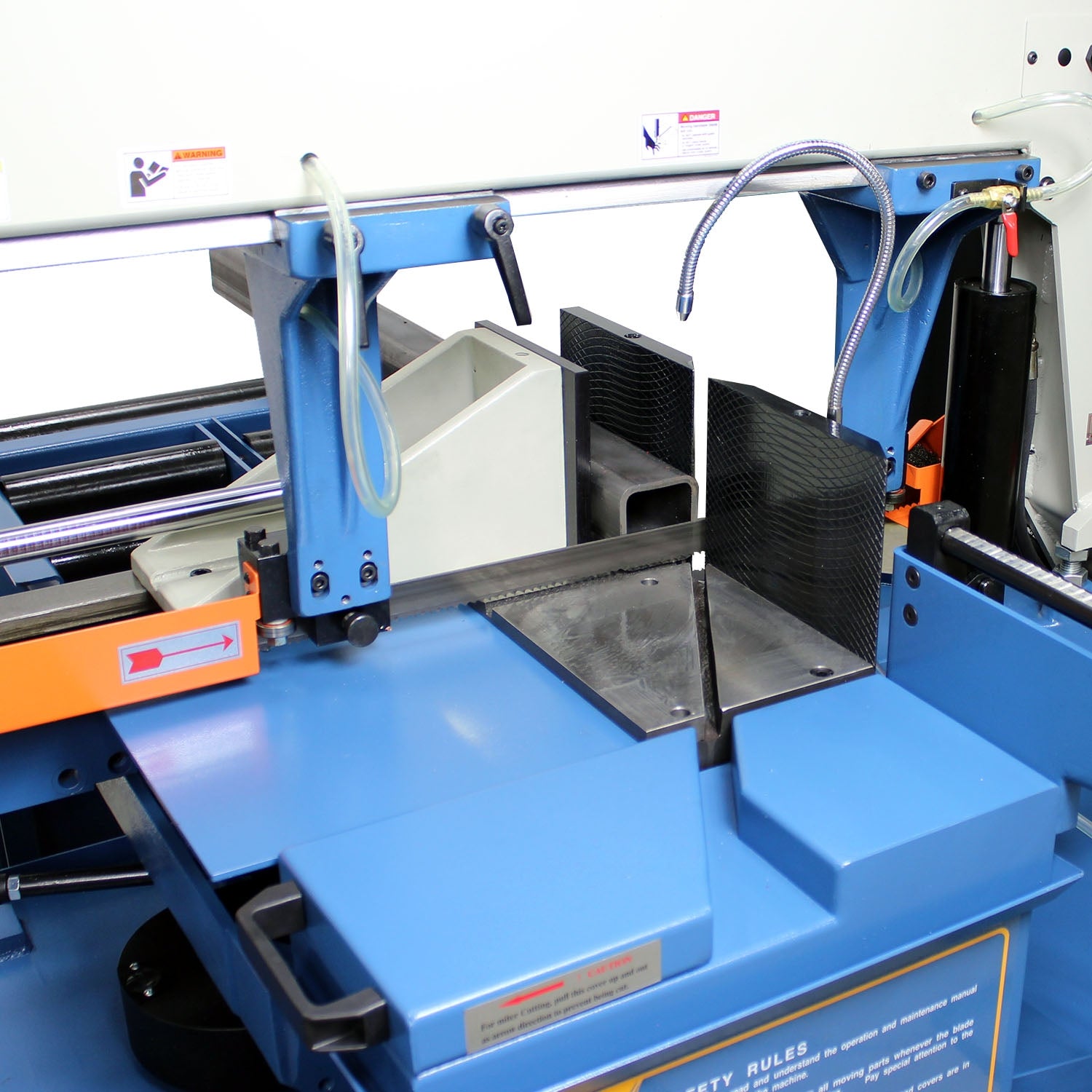 Baileigh Semi-Automatic Dual-Miter Bandsaw, 3Ph 220V BS-20SA-DM