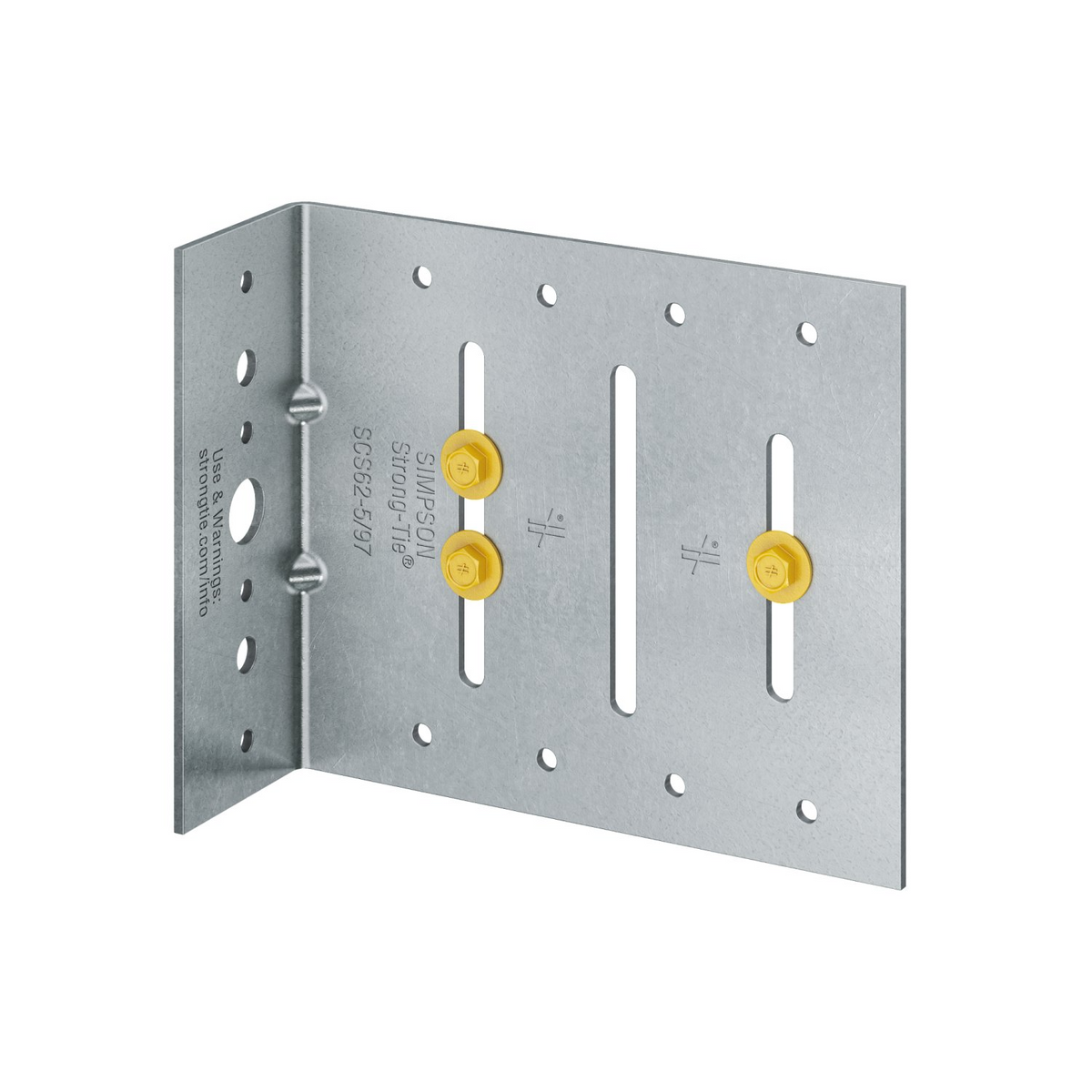 SCS62-5/97-KT25 2 x 6 Seismic Bypass Framing Slide Clip W/Screws (25 Pk)