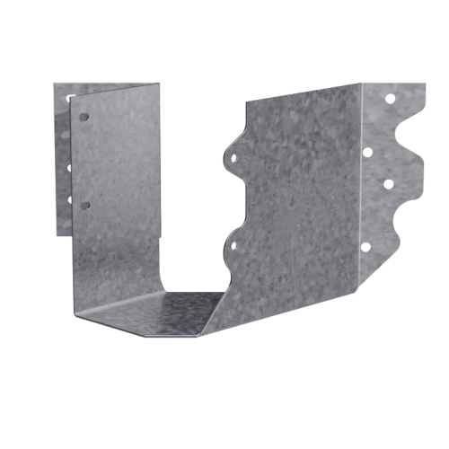 Simpson SUL26-2 Joist Hanger Skewed Left for Double 2x6, Galvanized