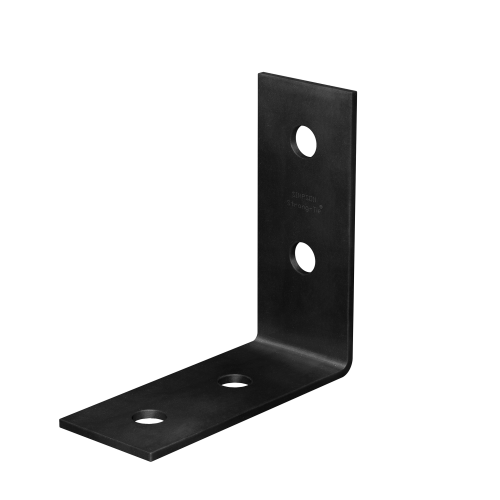 Simpson HL73PC 7 x 3 Black Ornamental Heavy L-Shaped Angle