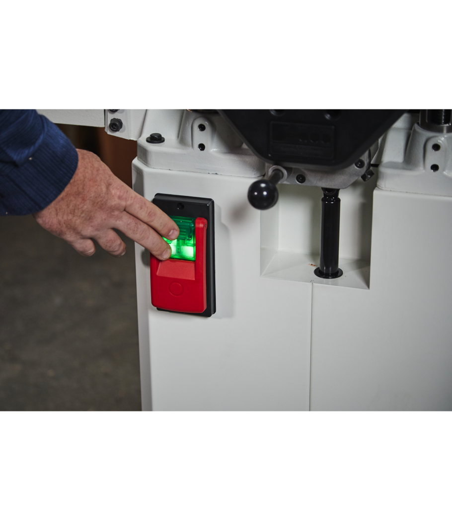 JET JWP-15B, 15" Planer, HSS Knife Cutterhead, 3 HP, 1Ph 230V