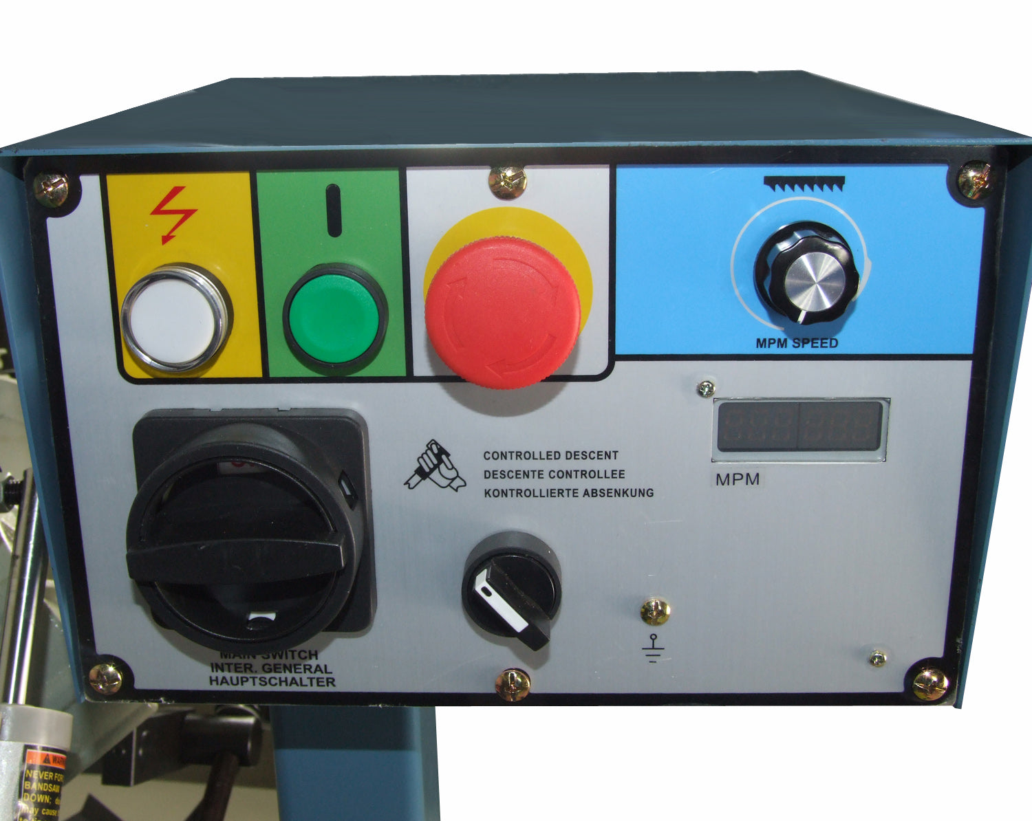 Baileigh Dual-Mitering Gear-Driven Bandsaw, 1Ph 220V BS-260M
