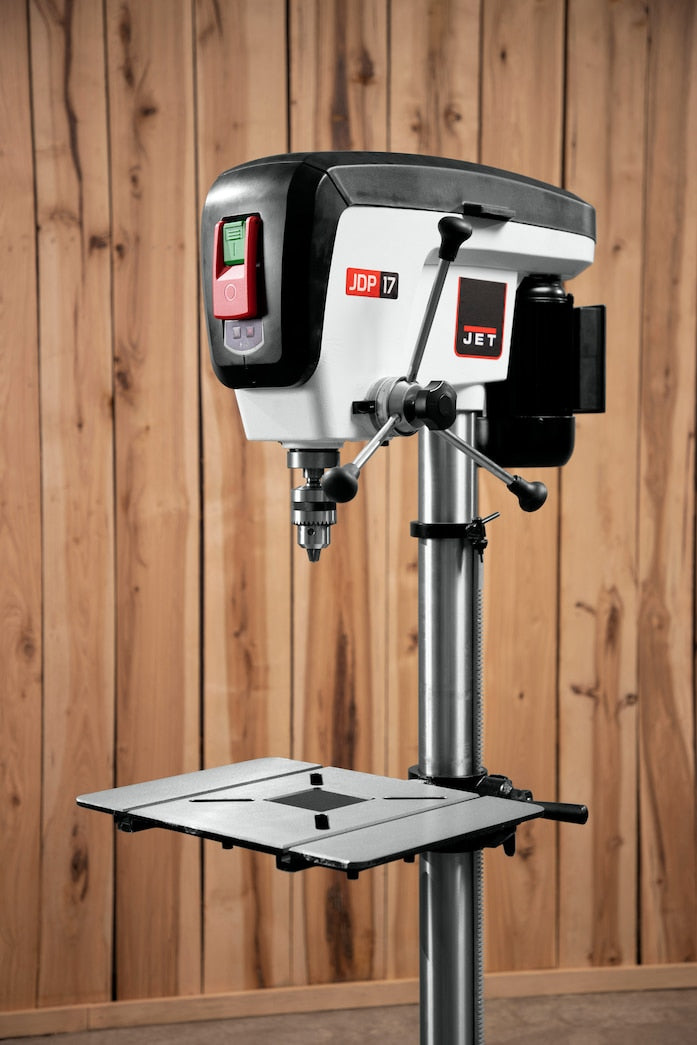 JET JDP-17, 17" Floor Drill Press, 16 Speed, 1Ph 115V