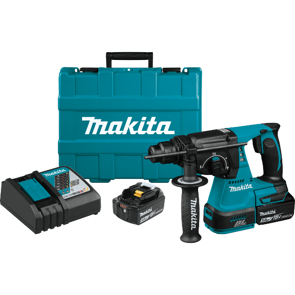 Makita 18V LXT 1" Rotary Hammer Drill Kit SDS-PLUS w/2 batteries (5.0Ah)