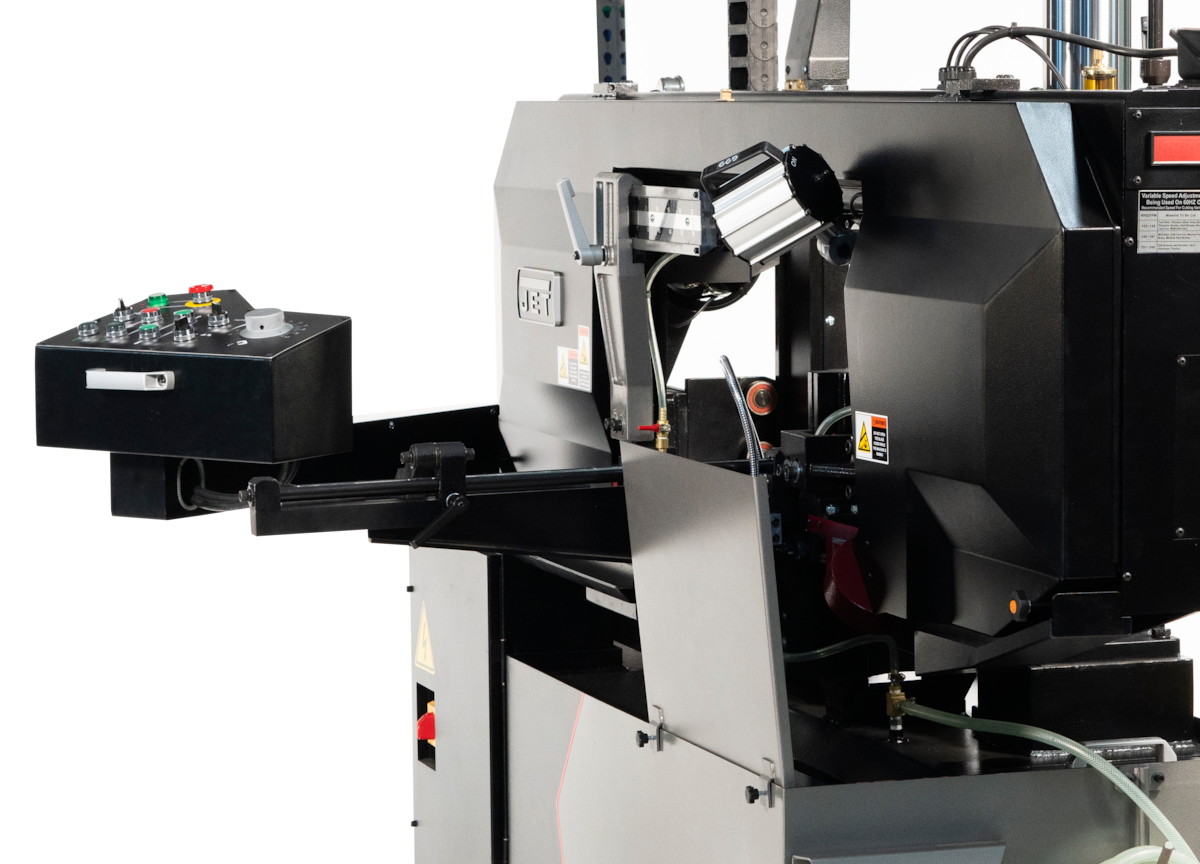 JET 14 x 22" Semi-Automatic Variable Speed Dual Column Bandsaw 5HP 230/460V 3Ph