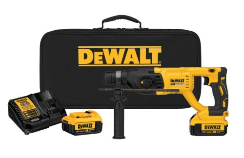 DeWALT 20V MAX XR Brushless 1-in D-Handle Rotary Hammer Kit DCH133M2