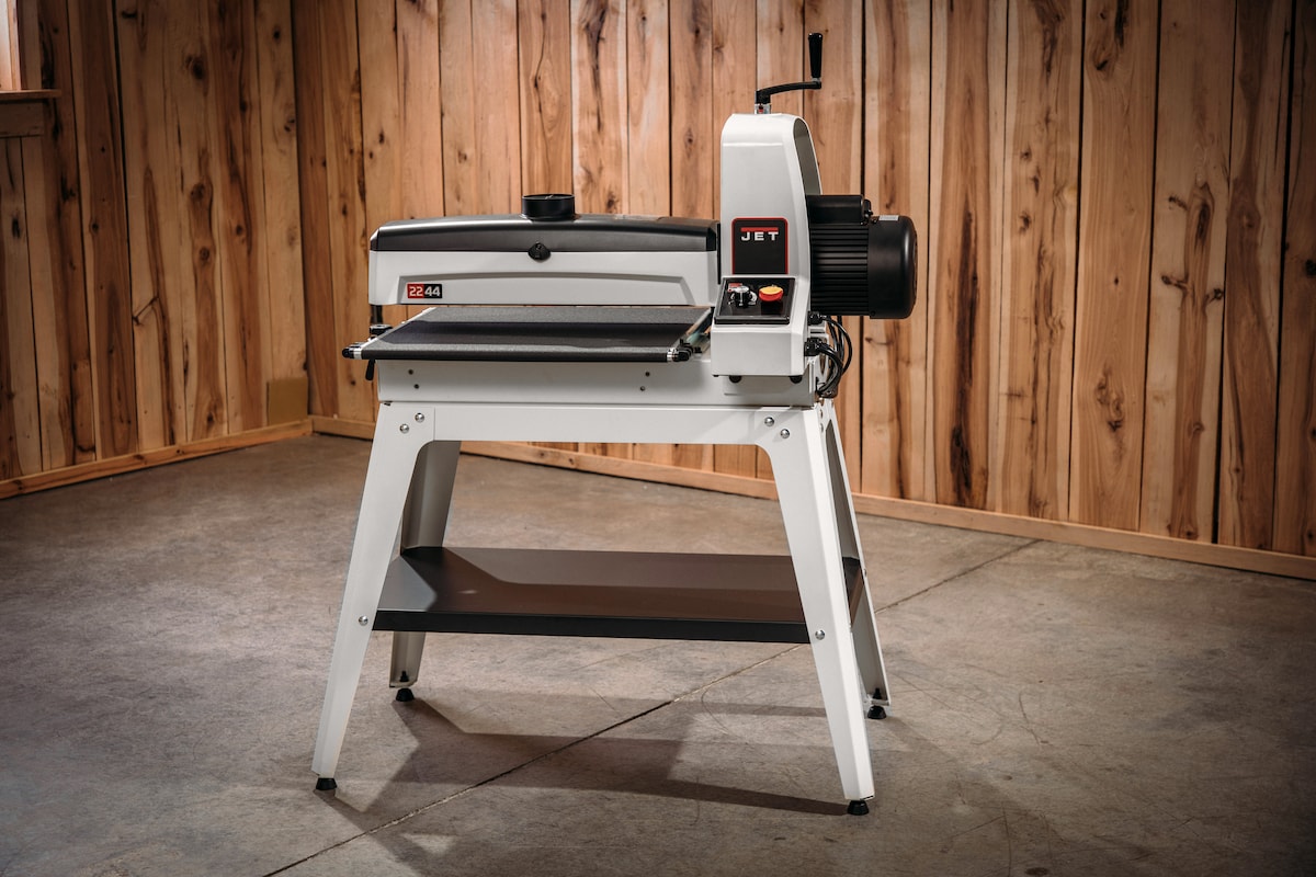 JET JWDS-2244, 22"Drum Sander with Stand, 1Ph 115V