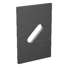 BPS 1/2-6HDG Flat Bearing Plate Slotted, 1/2" Hole, 3" x 4-1/2" Hot Dip Galvanized