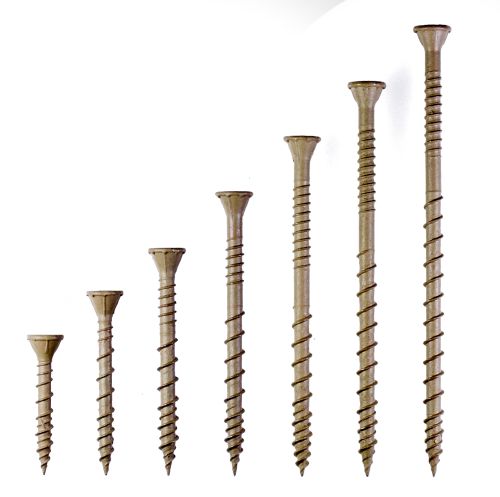 Simpson DSVT4 #10 4" Deck-Drive DSV Wood Screw, Tan, T25