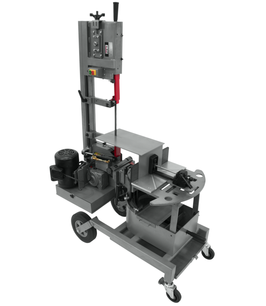 JET HVBS-10 DMW 10” Horizontal/Vertical Dual Mitering Portable Band Saw , 1HP, 115V, 1 Ph - 424463