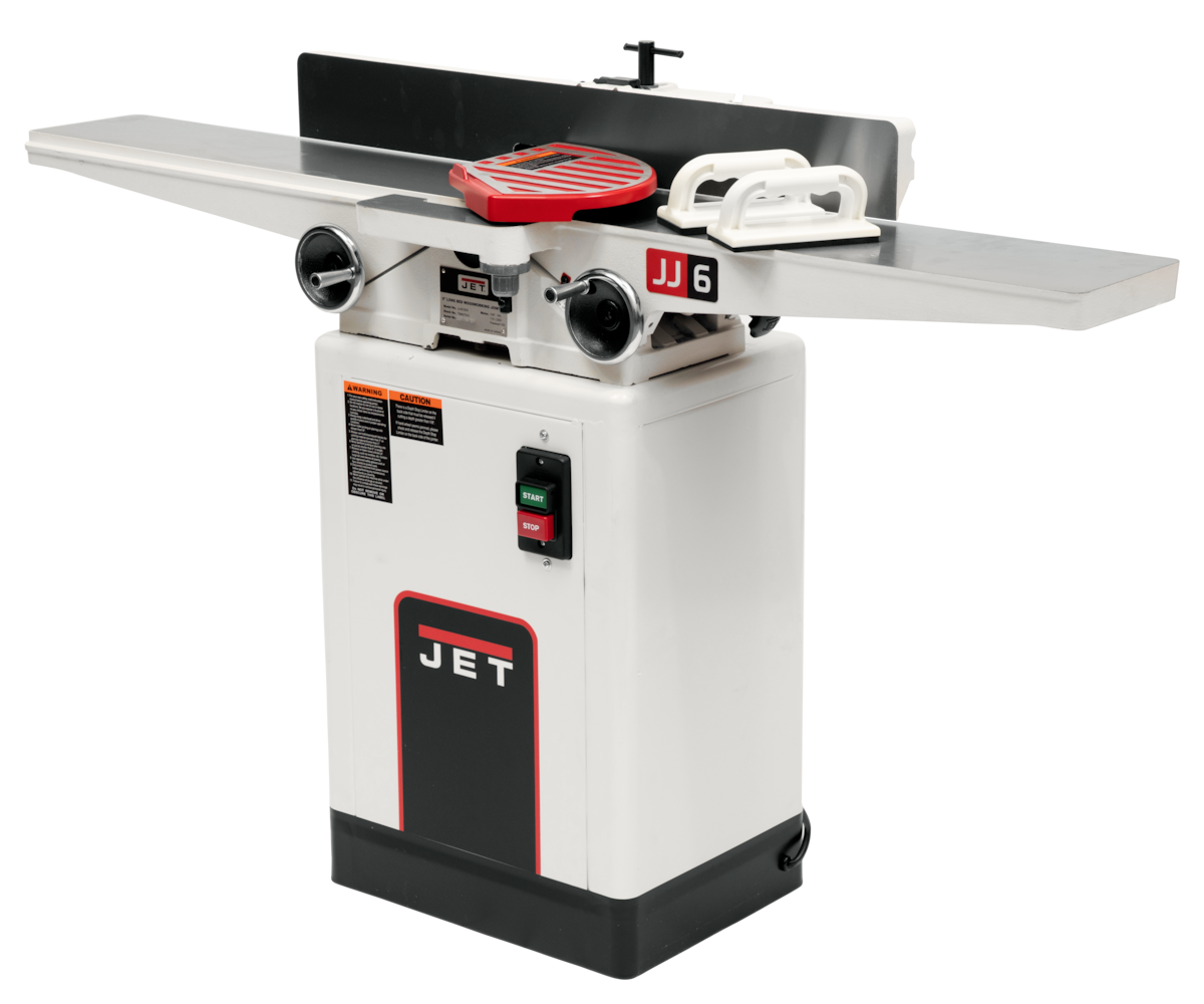 JET JJ-6CSDX, 6"Jointer, HSS Knife Cutterhead, 1 HP, 1Ph 115/230V