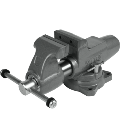 Wilton Machinist 5" Jaw Round Channel Vise with Swivel Base (500S)