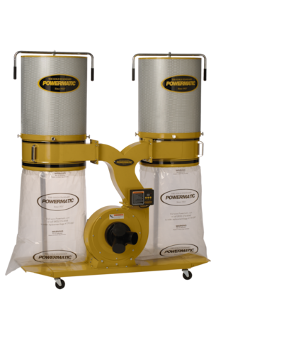 Powermatic PM1900TX-CK3 Dust Collector, 3HP 3Ph 230/460V, 2-Micron Canister Kit
