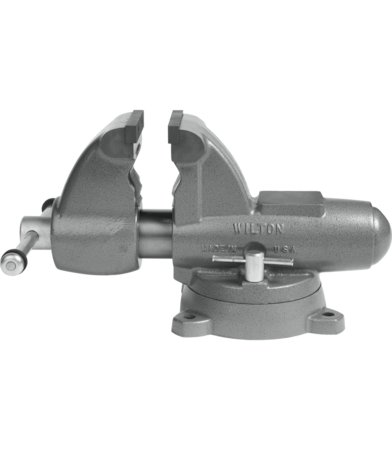 Wilton Combination Pipe & Bench 5" Jaw Round Channel Vise w/Swivel Base C-2