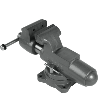 Wilton Machinist 5" Jaw Round Channel Vise with Swivel Base (500S)