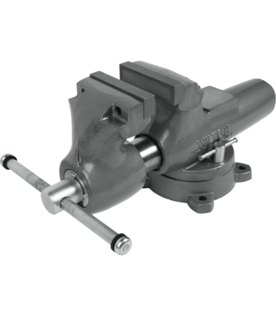 Wilton Machinist 6" Jaw Round Channel Vise with Swivel Base (600S)