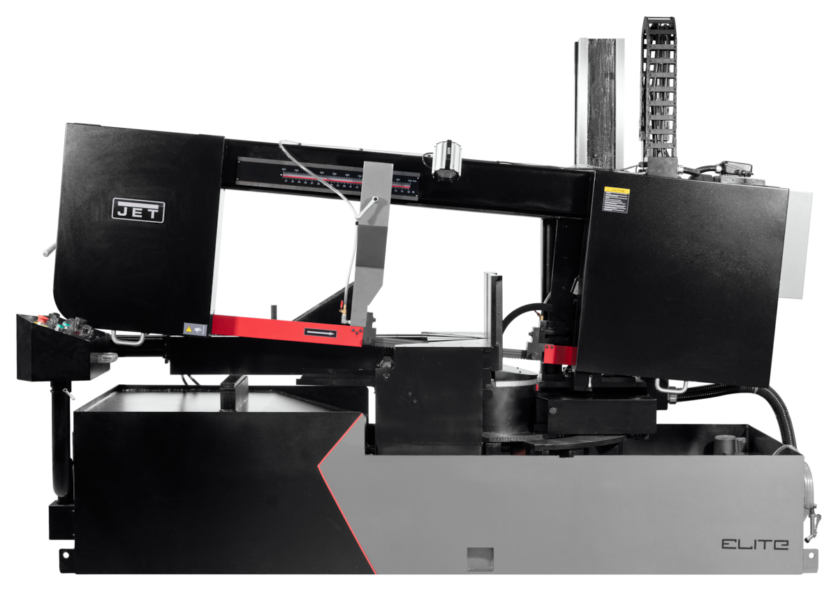 JET 18 x 31" Semi-Automatic Dual Mitering EVS Bandsaw 460V 3Ph ECB-1833DMEVS-460