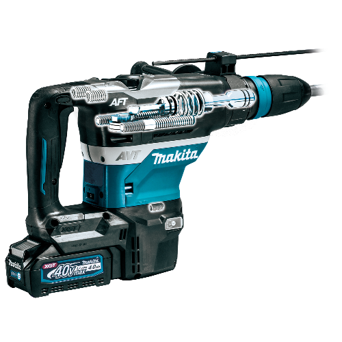 Makita 40V Max XGT 1-9/16" AVT Rotary Hammer Kit SDS-MAX (4.0Ah)