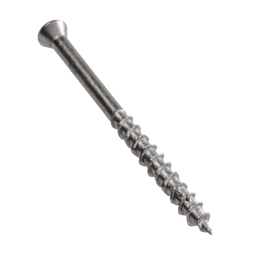 Simpson #7 2-1/4" 316 SS Deck-Drive DWP Wood Screw, T15, Trim Head
