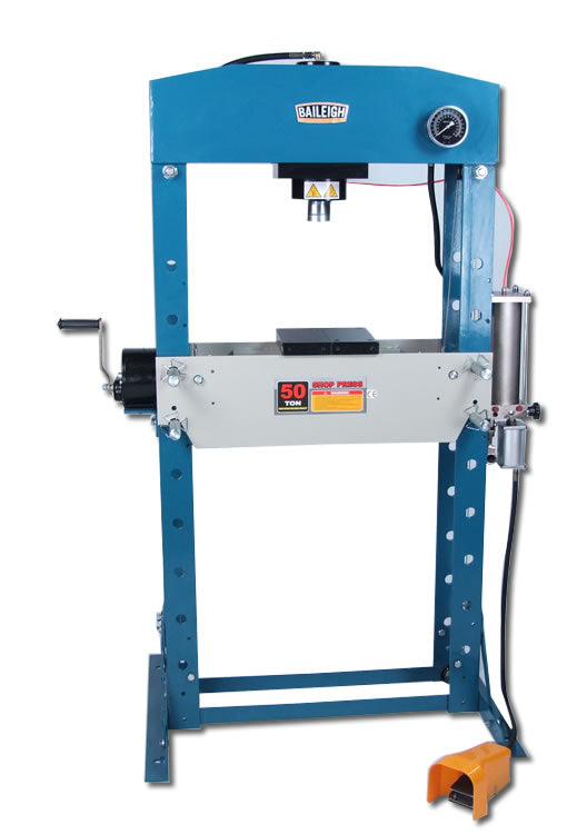 Baileigh Air/Hand Operated H-Frame Press HSP-50A