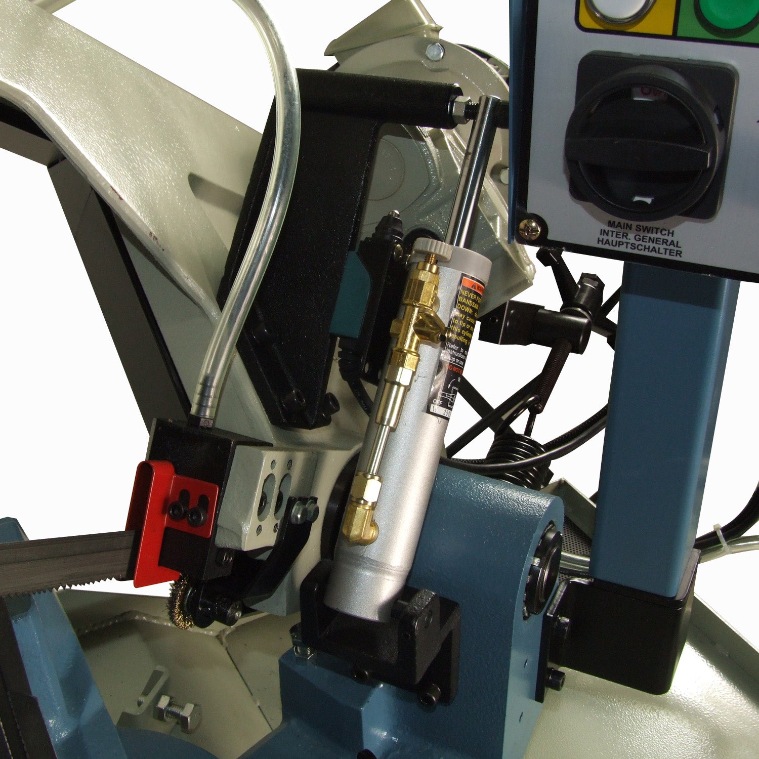 Baileigh Dual-Mitering Gear-Driven Bandsaw, 1Ph 220V BS-260M