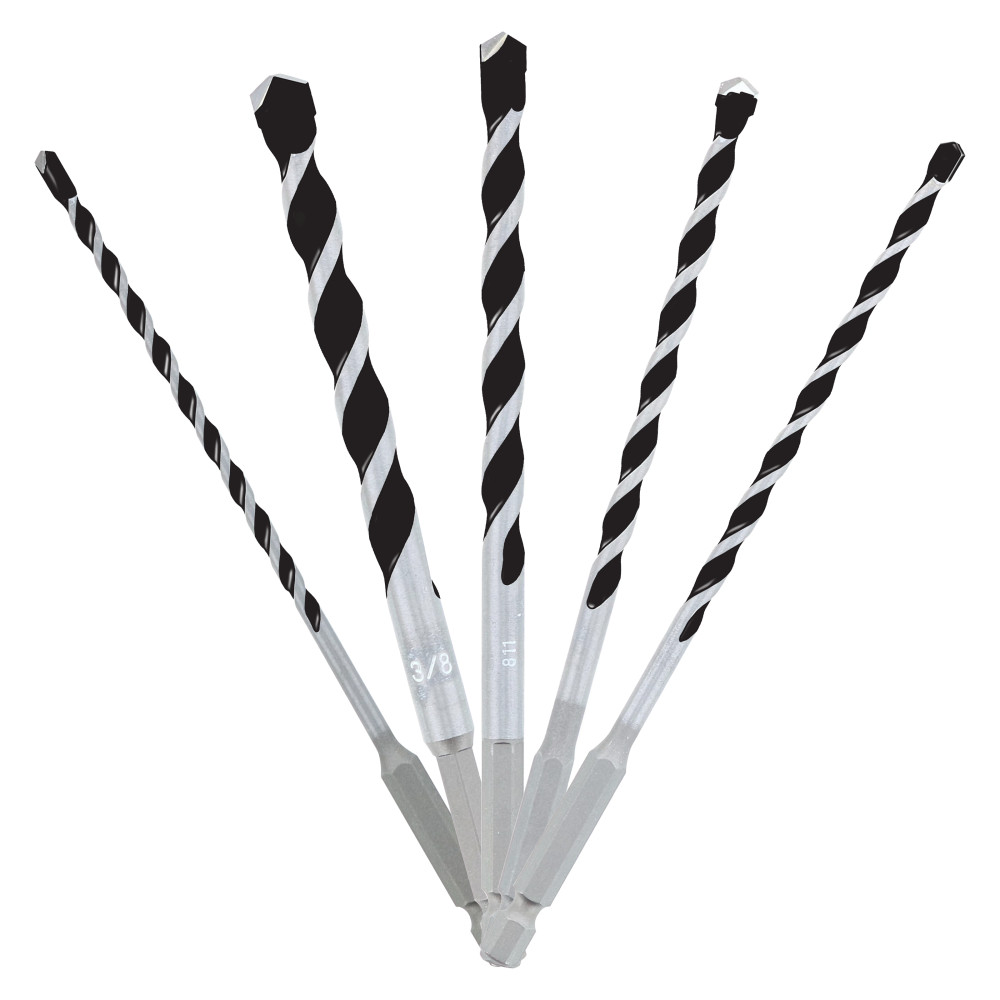 Diablo 5-pc Multi-Material Carbide-Tipped Hammer Drill Bit Set DMAMM1190-S5