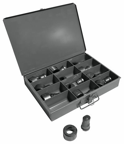 Edwards 12 Piece Oblong Punch & Die Set with Storage Case PD1280