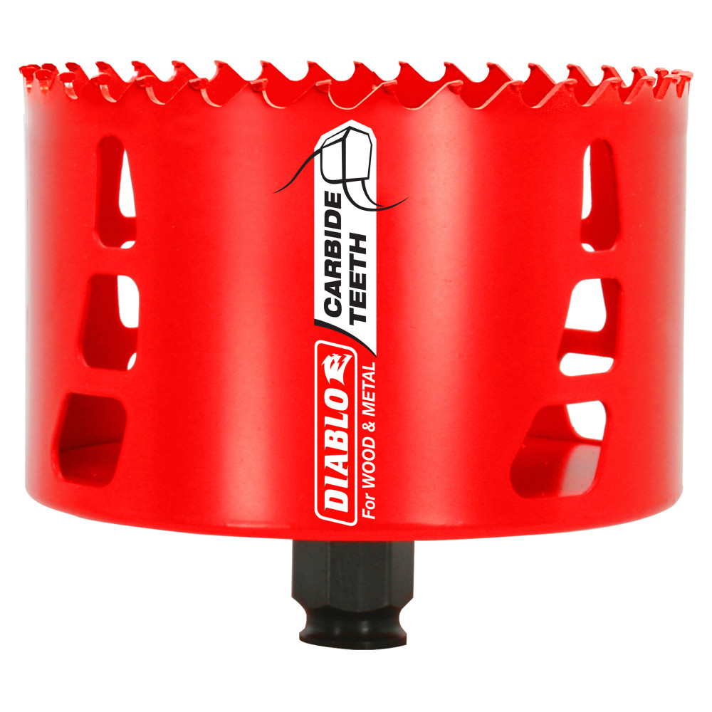 Diablo 4-1/8" Carbide Teeth Hole Saw for Wood & Metal DHS4125CT