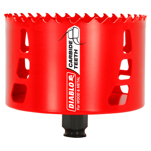 Diablo 4-1/8" Carbide Teeth Hole Saw for Wood & Metal DHS4125CT