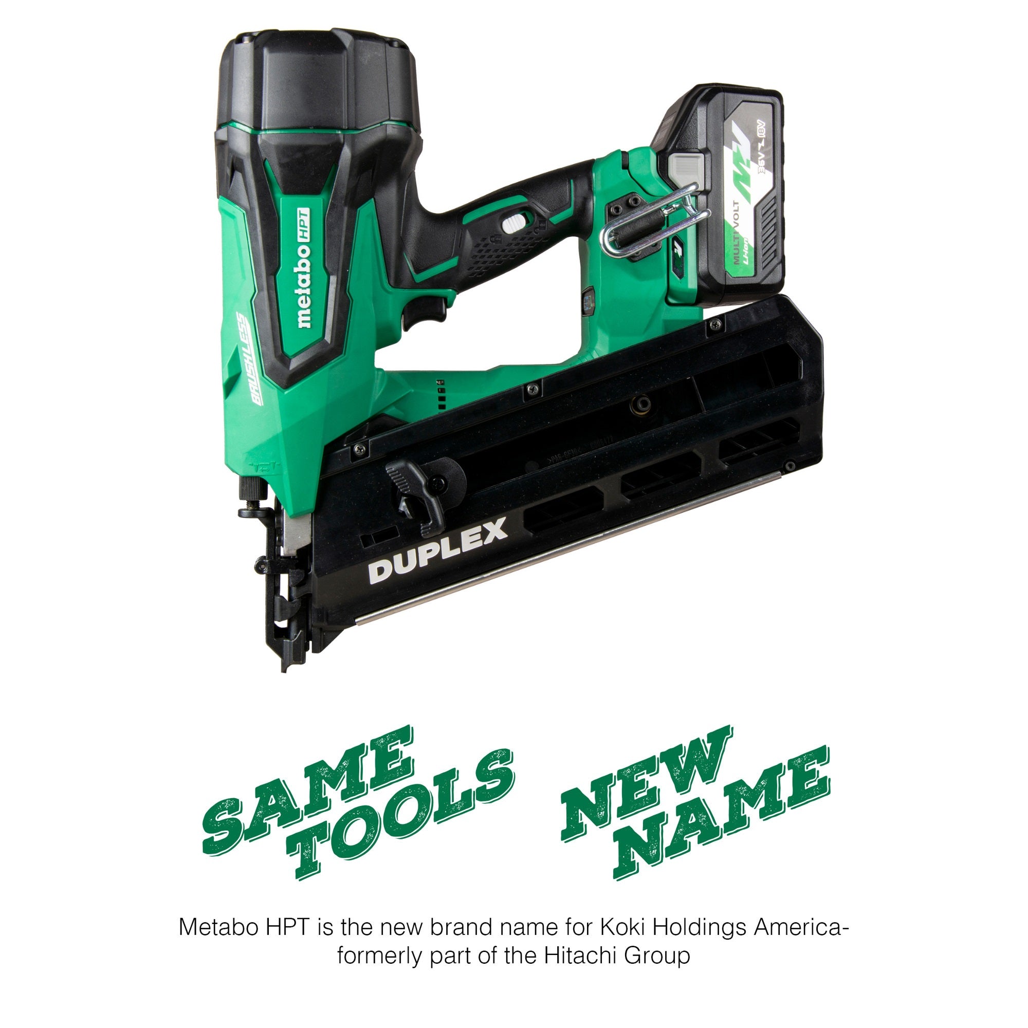 Metabo 36V 3-1/2" MultiVolt Cordless Duplex Nailer NR3675DD