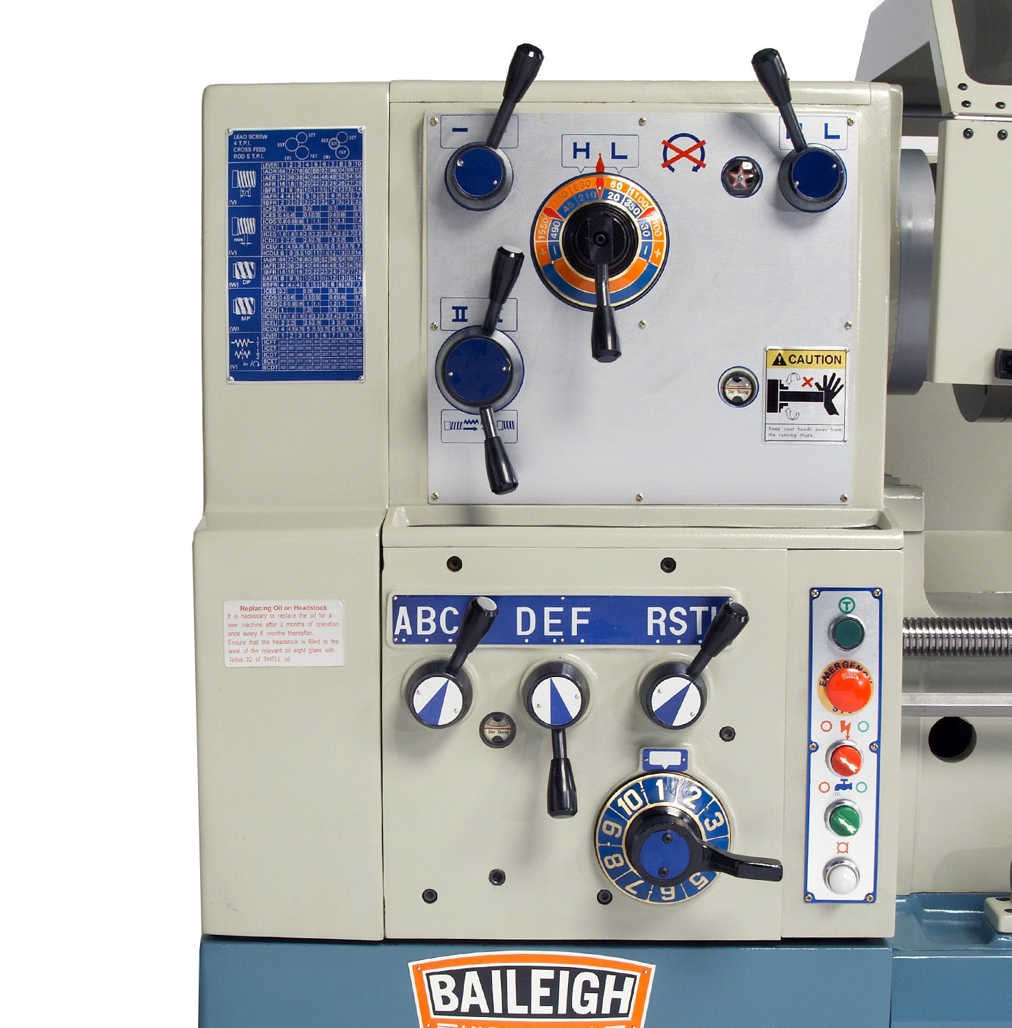 Baileigh Precision Geared Head Metal Lathe PL-2080