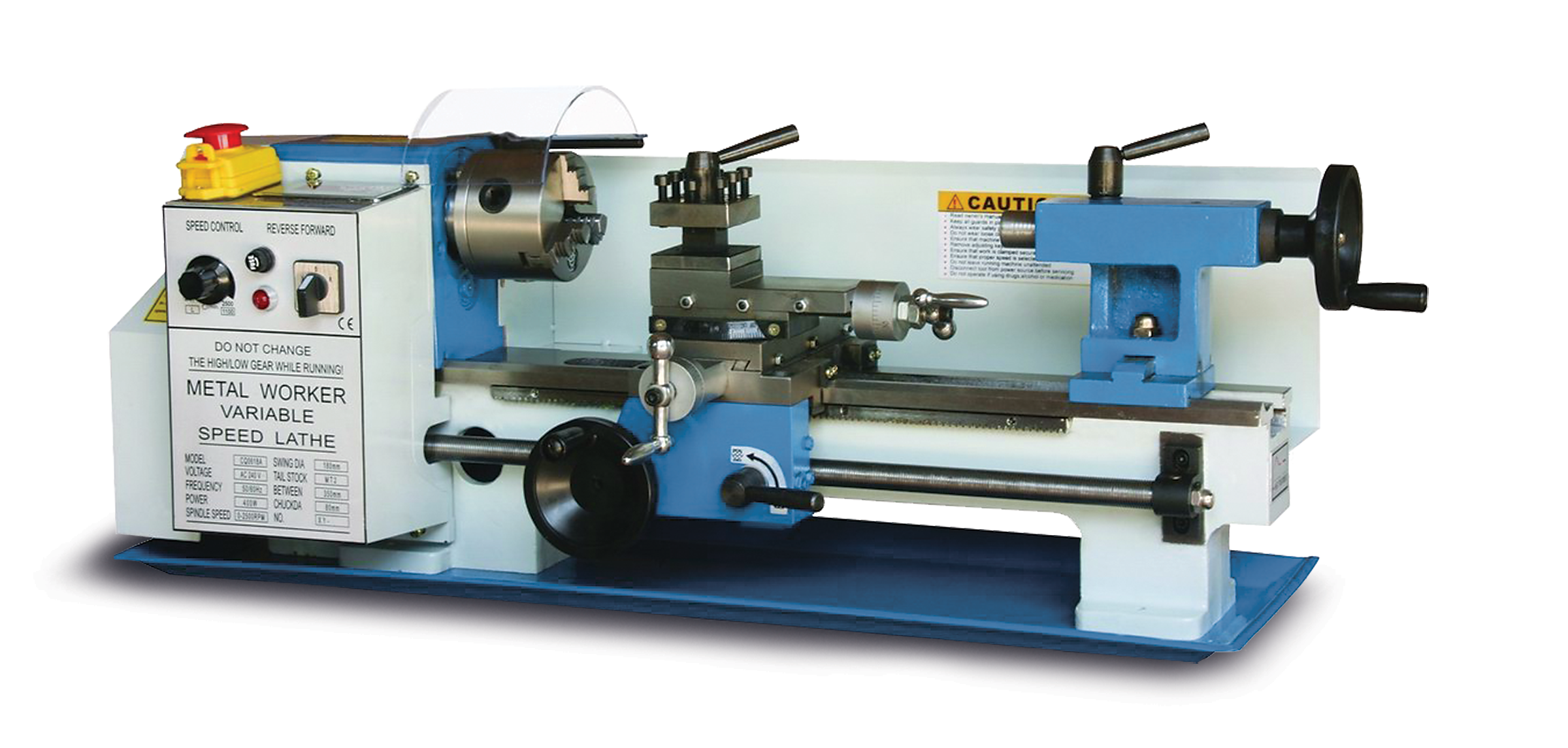 Baileigh Variable Speed Bench Top Lathe PL-714VS-V2