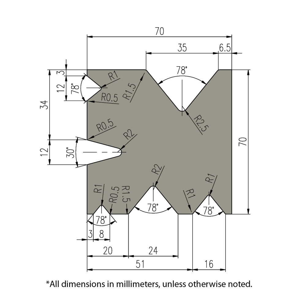 Baileigh Hydraulic Brake Press BP-5078CNC