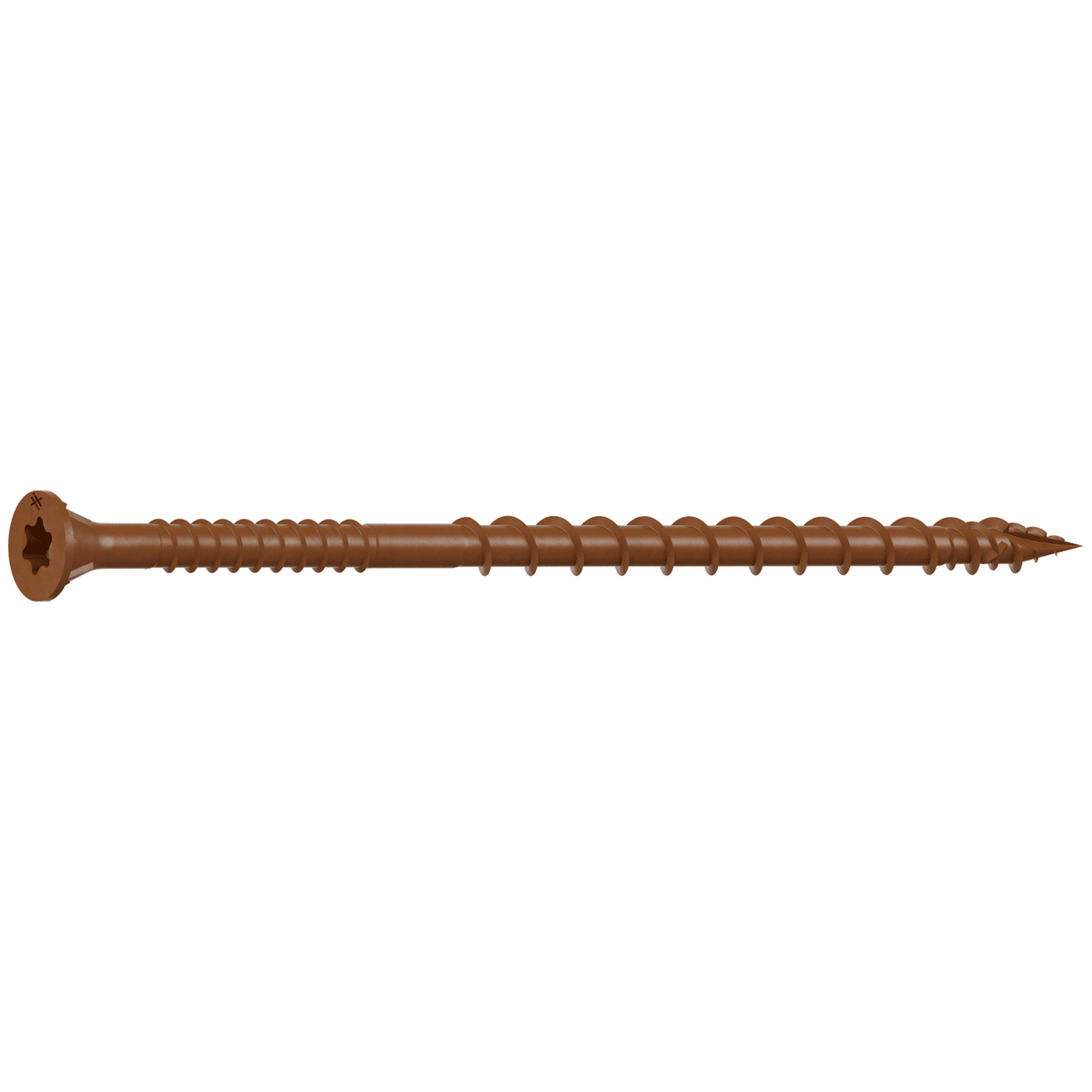 Simpson DSVR4 #10 4" Deck-Drive DSV Wood Screw, Red, T25