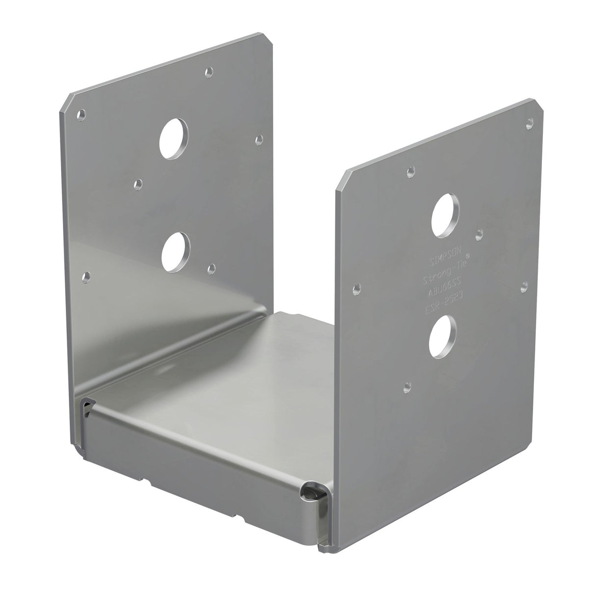 Simpson ABU66SS Adjustable Post Base, 6-inch, 6" x 6" Stainless Steel