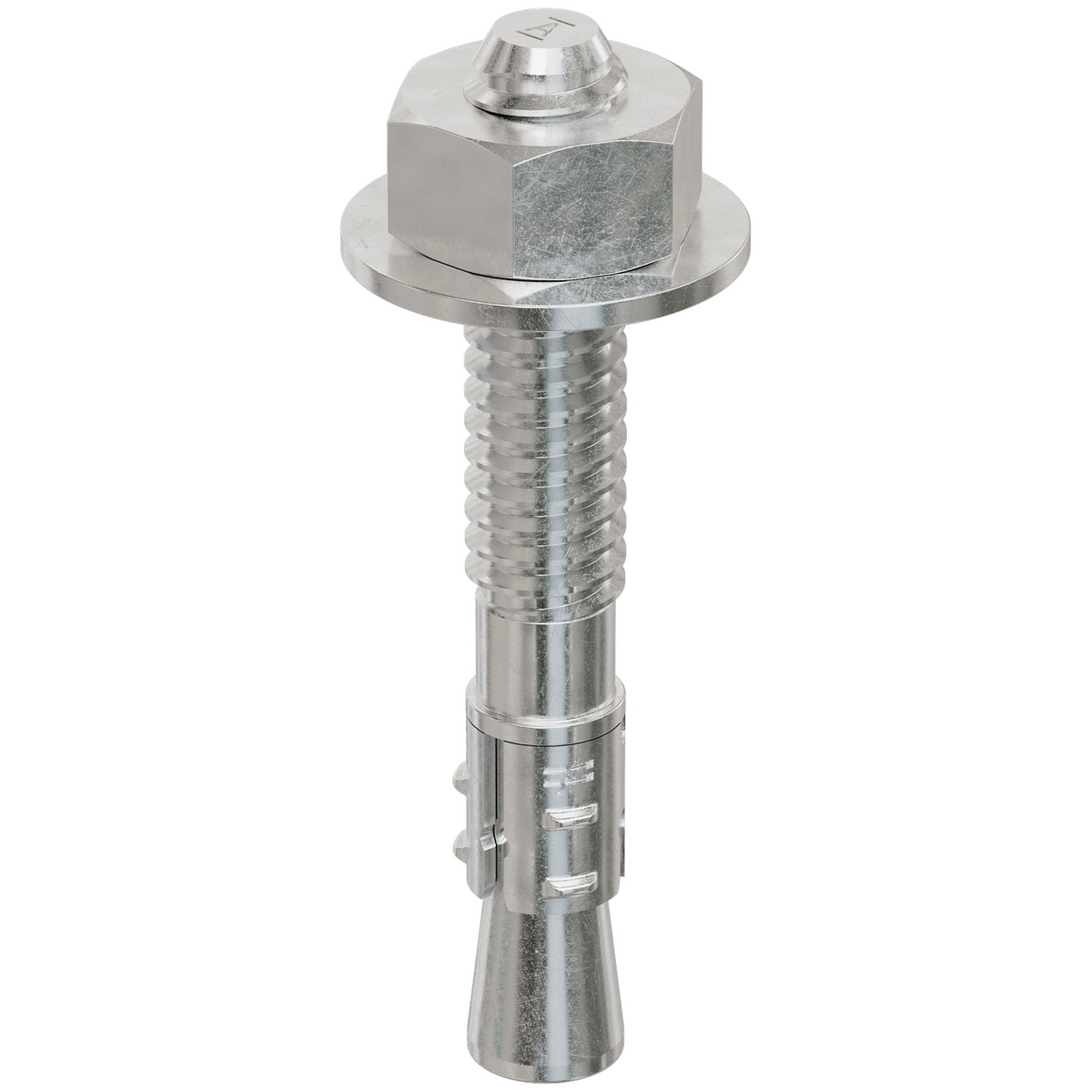 Simpson 1/4" x 1-3/4" Strong-Bolt 2 Wedge Anchor, 316 Stainless Steel Fully-Assembled