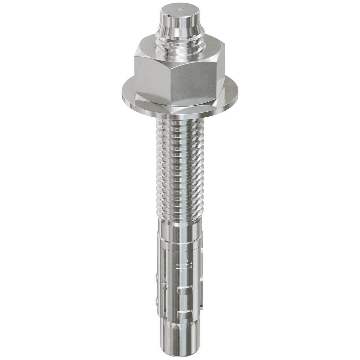 Simpson 5/8" x 5" Strong-Bolt 2 Wedge Anchor, 304 Stainless Steel Fully-Assembled