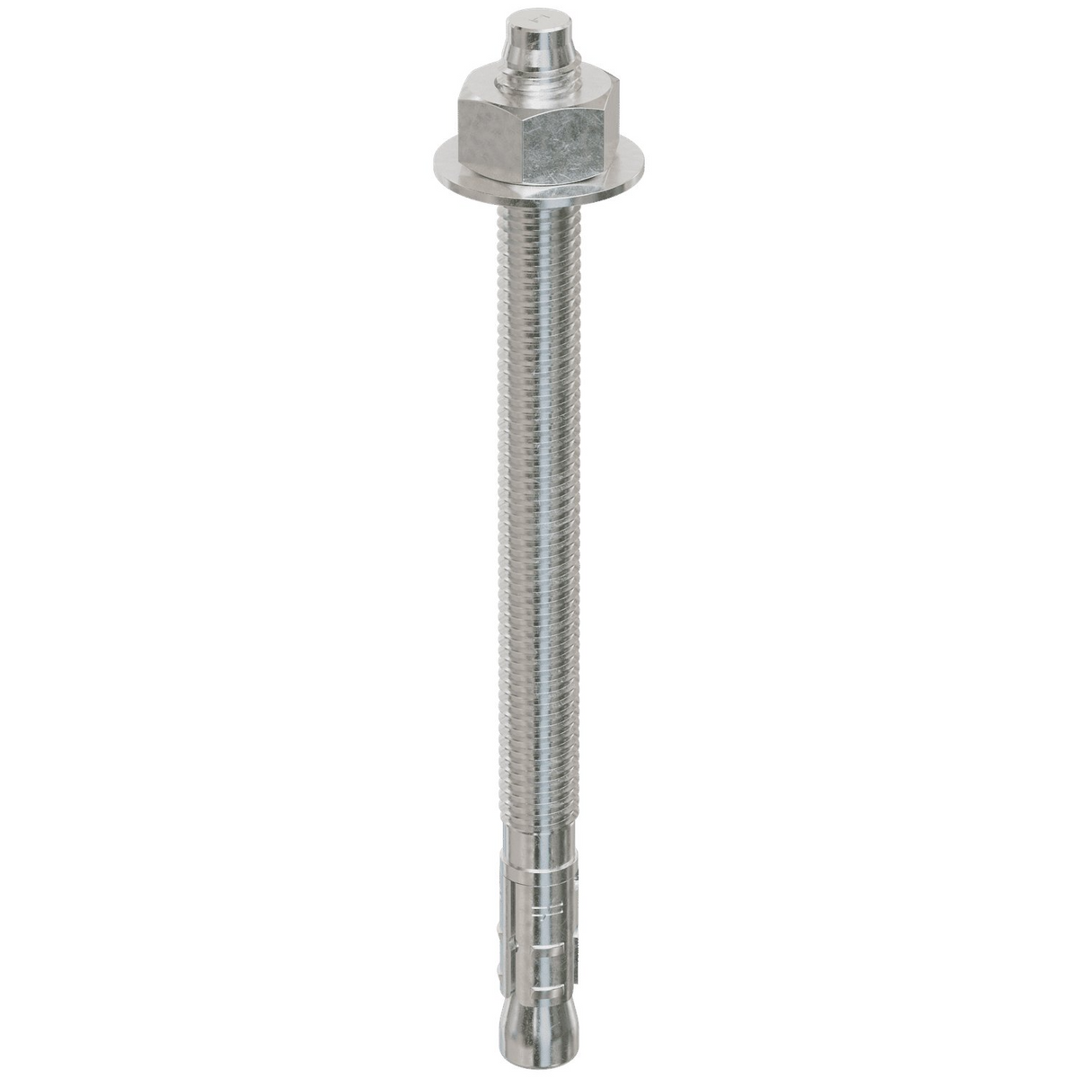 Simpson 1/2" x 7" Strong-Bolt 2 Wedge Anchor, 316 Stainless Steel Fully-Assembled