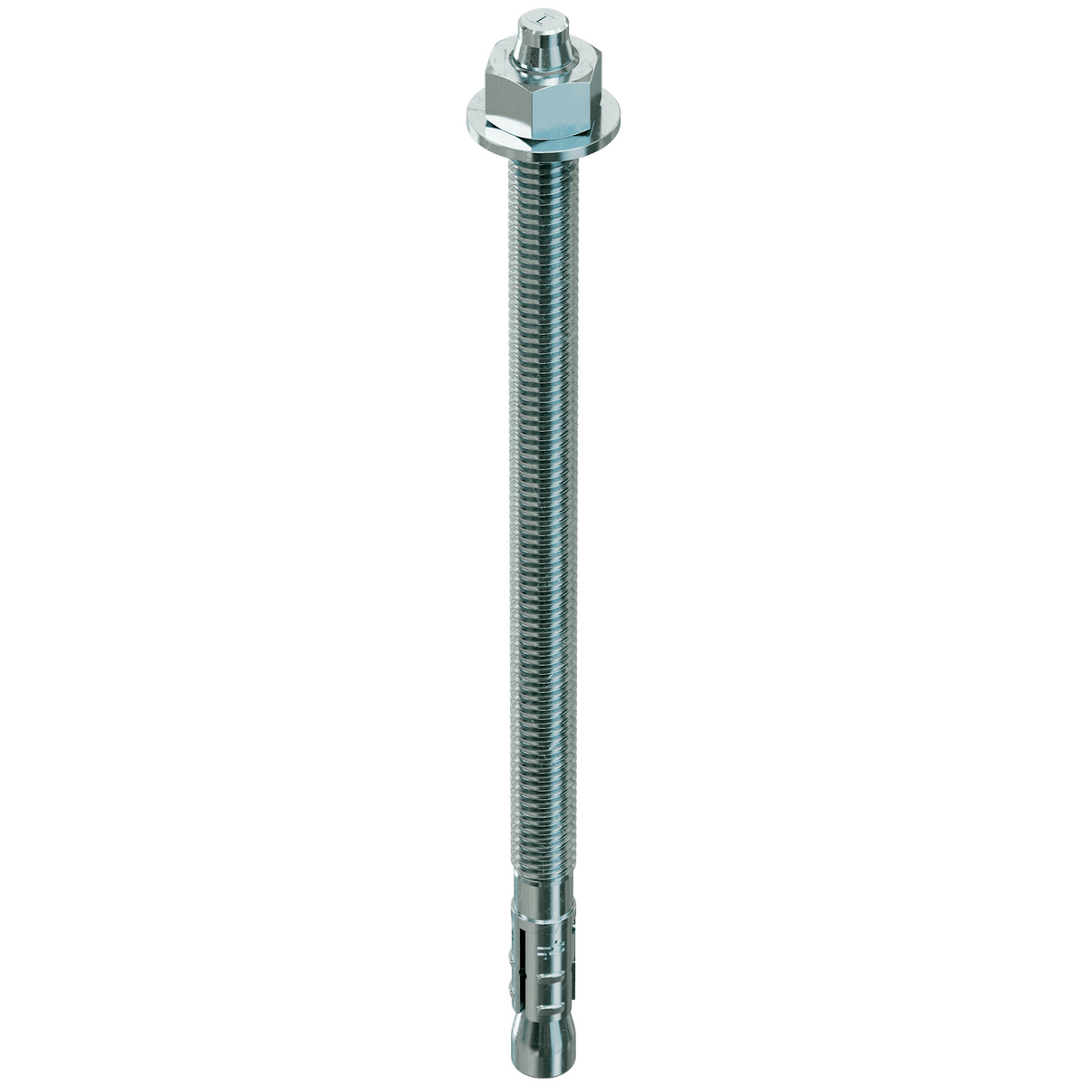 Simpson 3/8" x 7" Strong-Bolt 2 Wedge Anchor, Zinc Plated Fully-Assembled