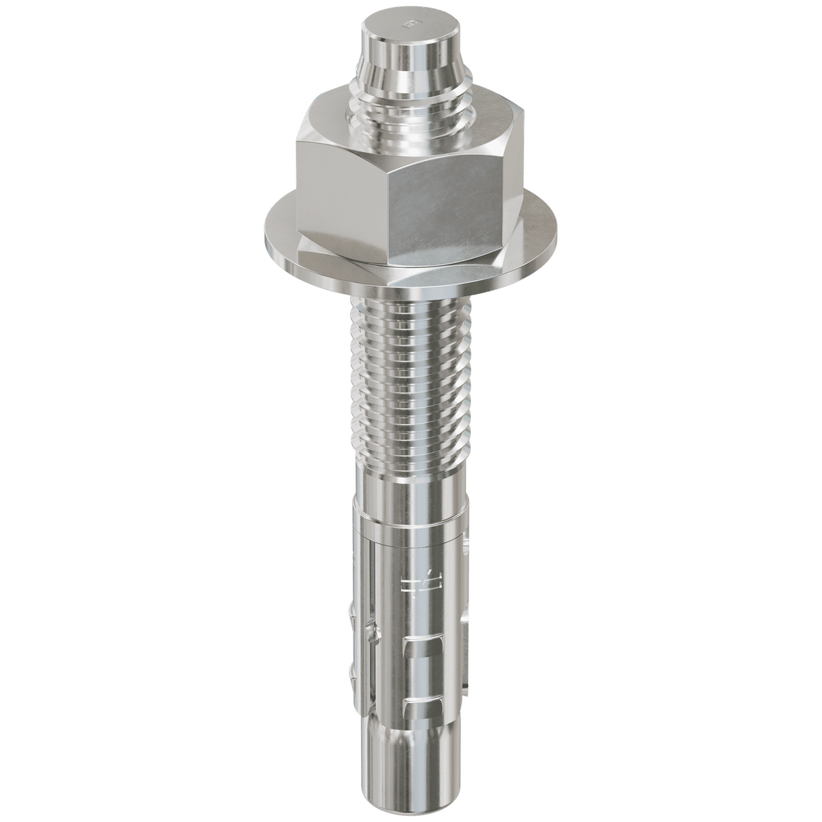 Simpson 5/8" x 4-1/2" Strong-Bolt 2 Wedge Anchor, 304 Stainless Steel Fully-Assembled