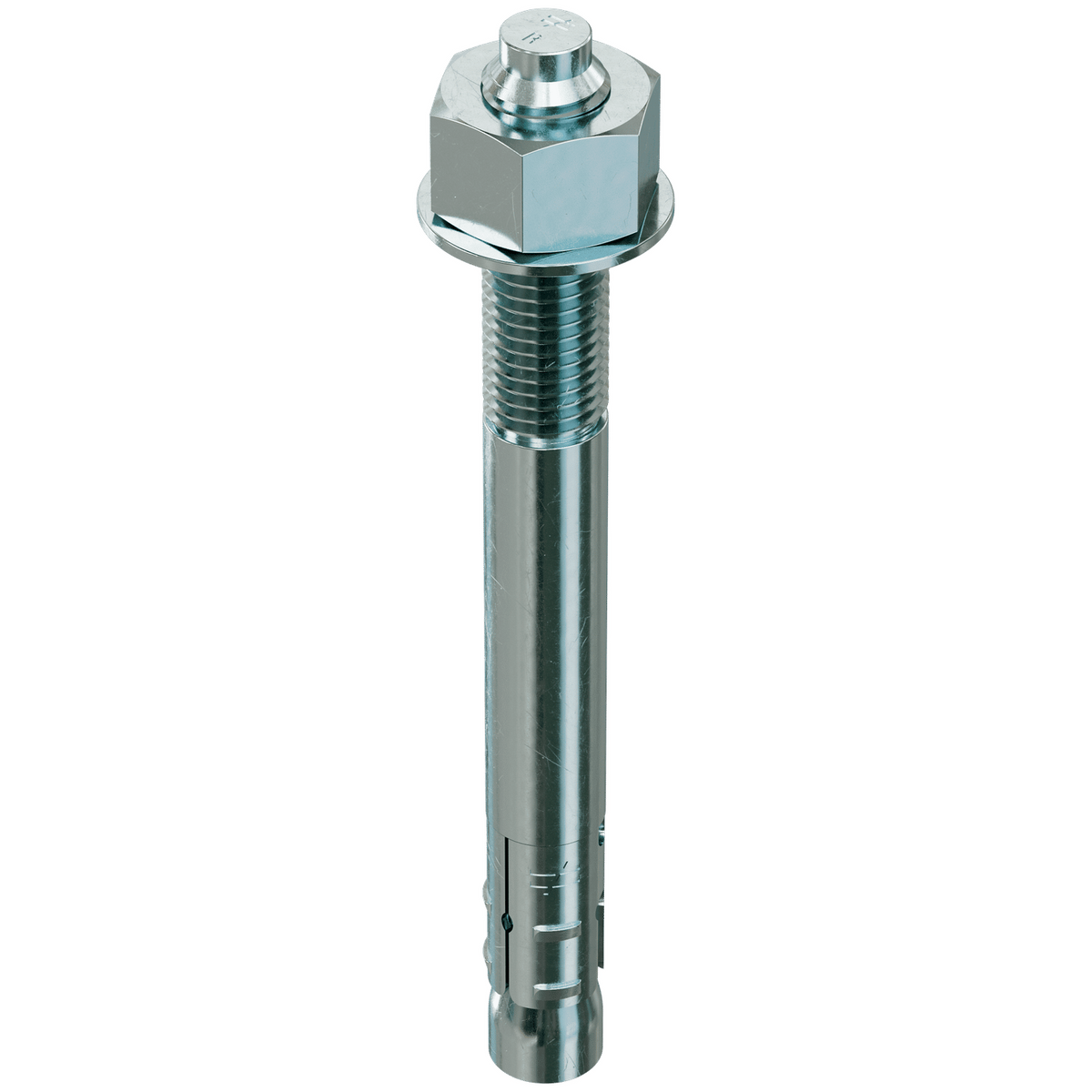 Simpson 1" x 10" Strong-Bolt 2 Wedge Anchor, Zinc Plated Fully-Assembled