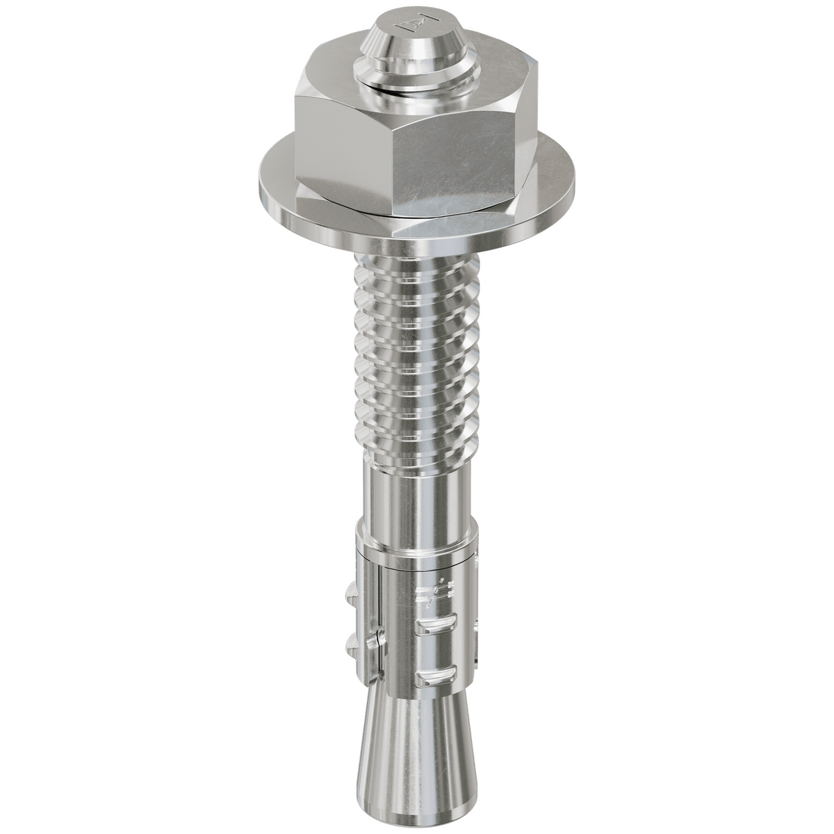 Simpson 1/4" x 1-3/4" Strong-Bolt 2 Wedge Anchor, 304 Stainless Steel Fully-Assembled