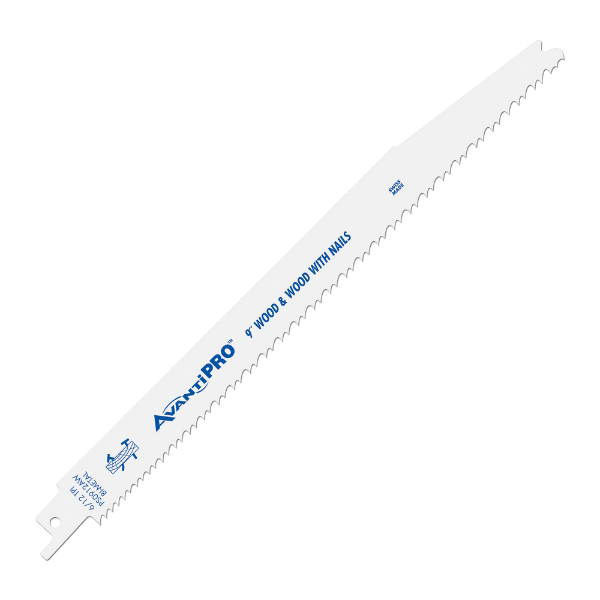 AvantiPRO 9" 6/12 TPI Bi-Metal Recip Blade for Nail-Embedded Wood Cutting